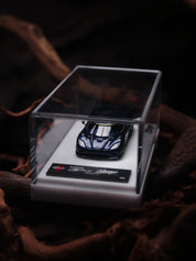 DUO 1/64 Resin Koenignsegg Agera RS Naraya Blue carbon/gold with Lighting