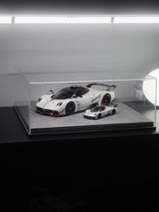 Set 1/18 and 1/64 LCD Pagani Huayra R Matte Pearl White