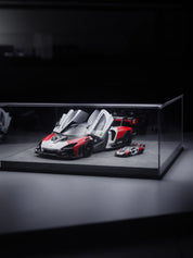 Set 1/18 & 1/64 LCD  McLaren Senna GTR 2021 White/Red
