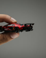 TimeMicro × PSC DESIGN - 1/64 Contaș "V" Scarlet Countach "V" alloy car model