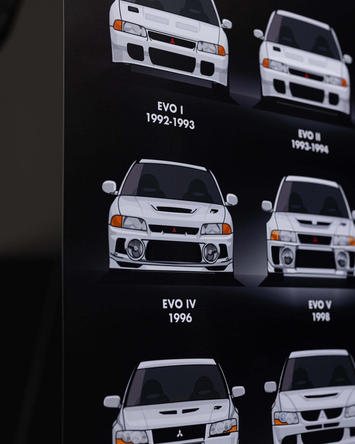 PHOTO FRAME – MITSUBISHI LANCER EVOLUTION – 40X60CM