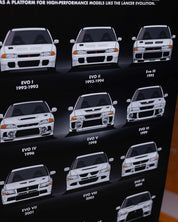 PHOTO FRAME – MITSUBISHI LANCER EVOLUTION – 40X60CM
