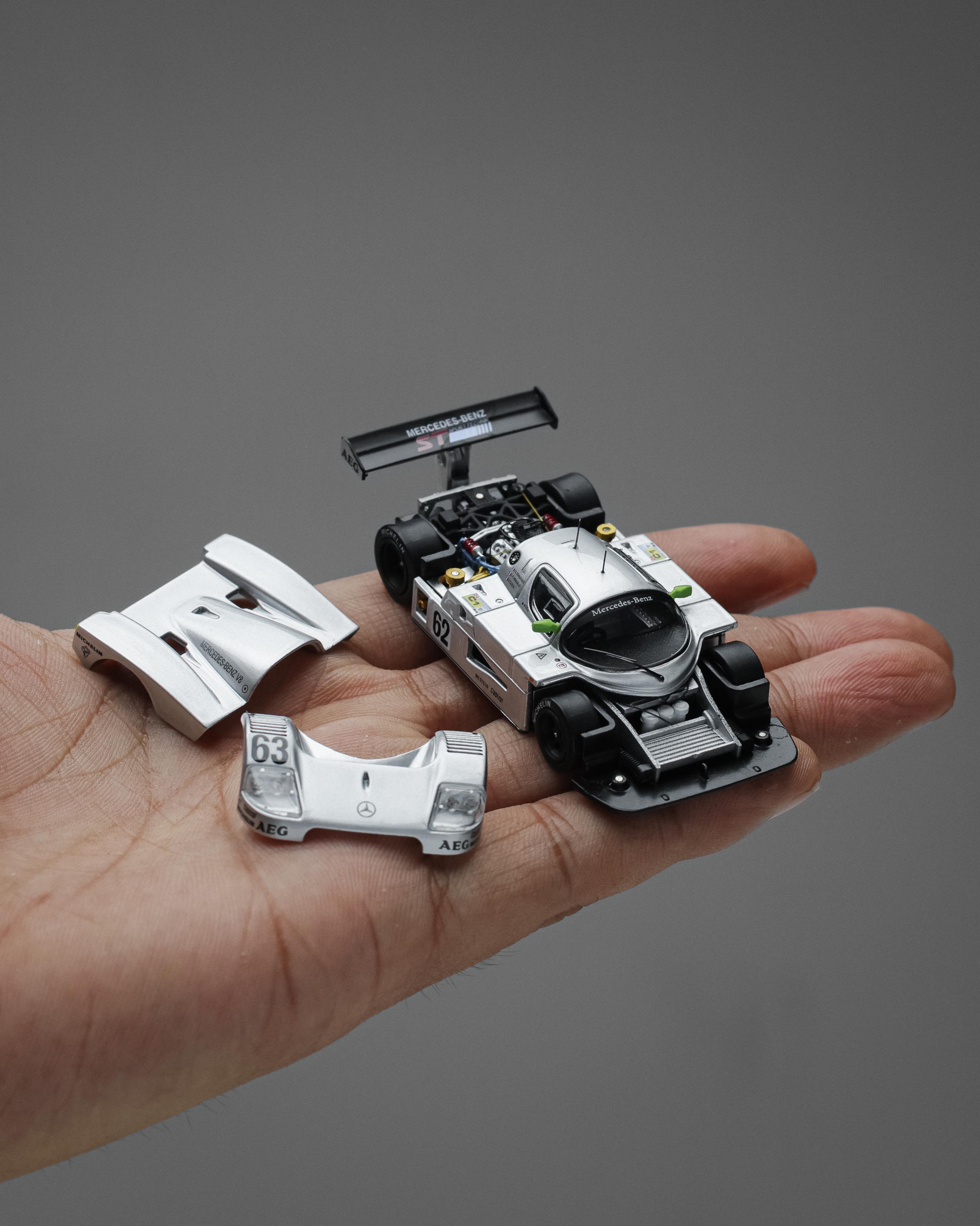 YS MODEL 1:64 MERCEDES BENZ SAUBER C9 #63