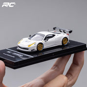 TW 1:64 Ferrari 458 Italia GT3 White T64R-074-WH