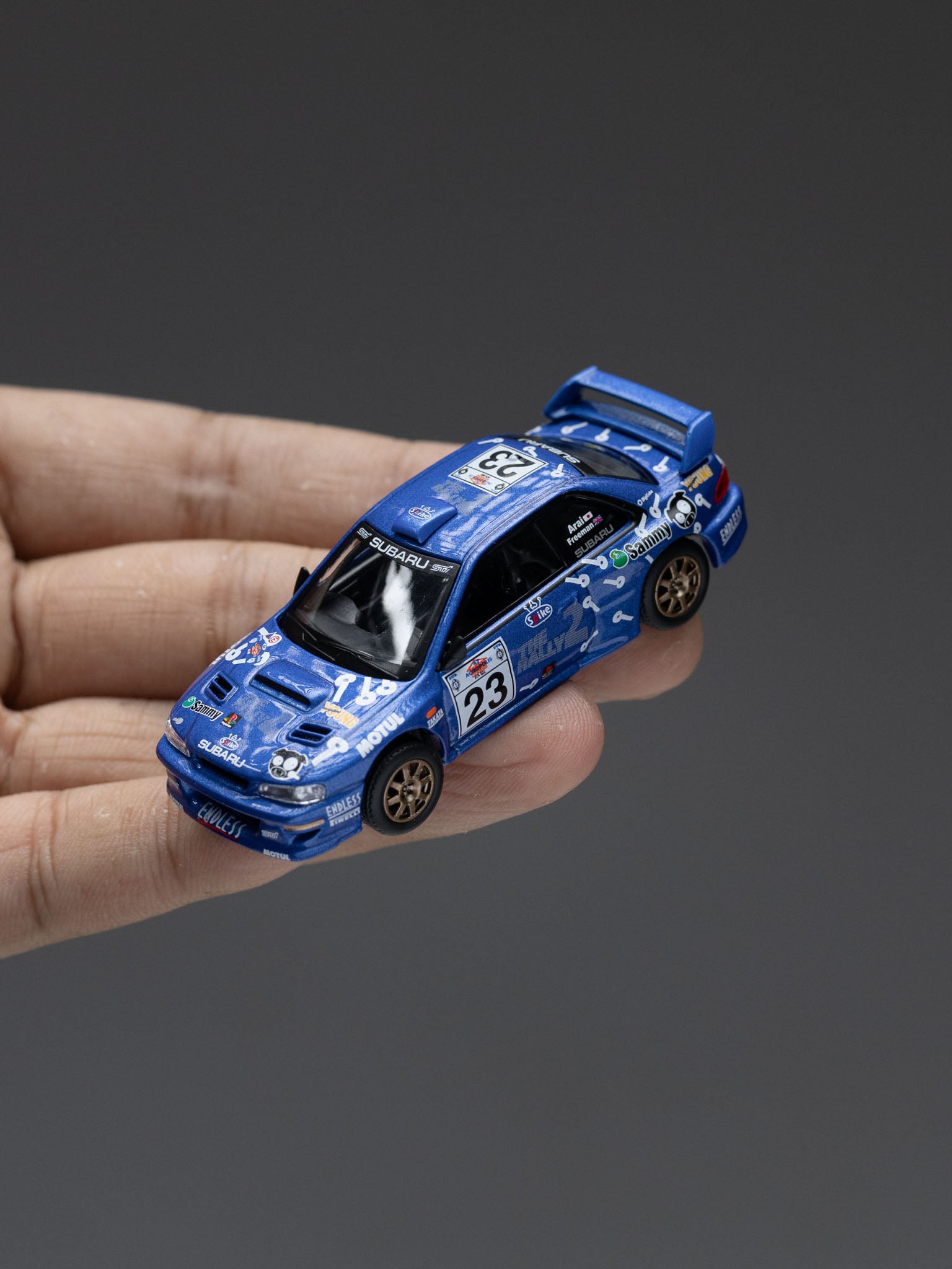 Minigt 1/64 Subaru Impreza WRC99 #23 2000 Acropolis Rally - MGT01078-L