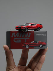 MINIGT 1/64 -  Ford Mustang Mach1 1971 Race Red