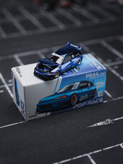 POP Race 1:64 PANDEM CIVIC EG6 - BLUE CHROME