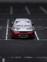 POP RACE 1:64 PANDEM SILVIA S13 – MOONTECH RED
