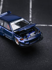 POP Race 1:64 PANDEM CIVIC EG6 - BLUE CHROME