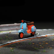 MOREART 1:64 GULF OIL SCOOTER ACTION FIGURE SET
