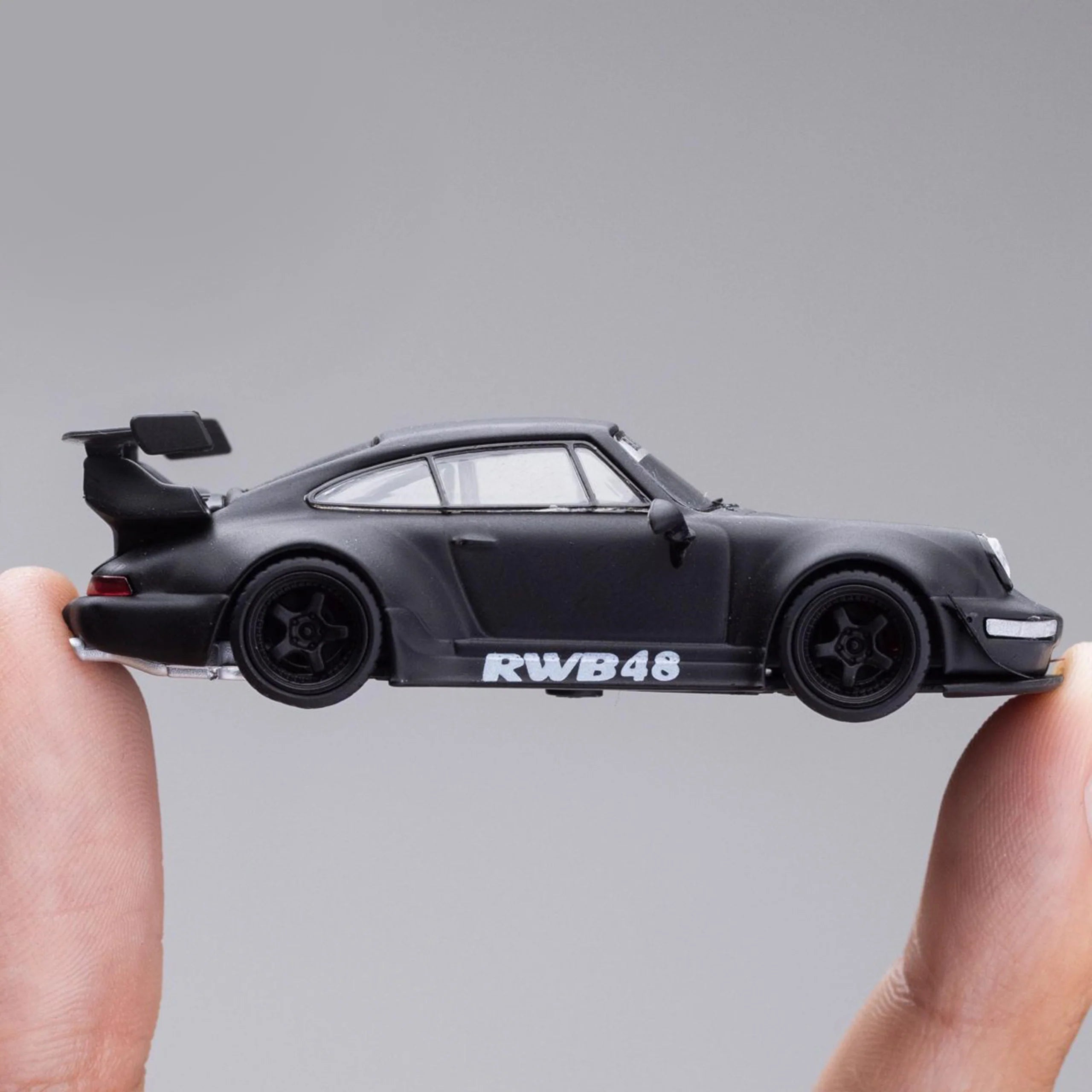 DECODE 1:64 保时捷 911 宽体 RWB964 哑光黑 限量 500 台
