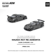 POP RACE 1/64 - MAZDA RX-7 RE-AMEMIYA DARK CHROME