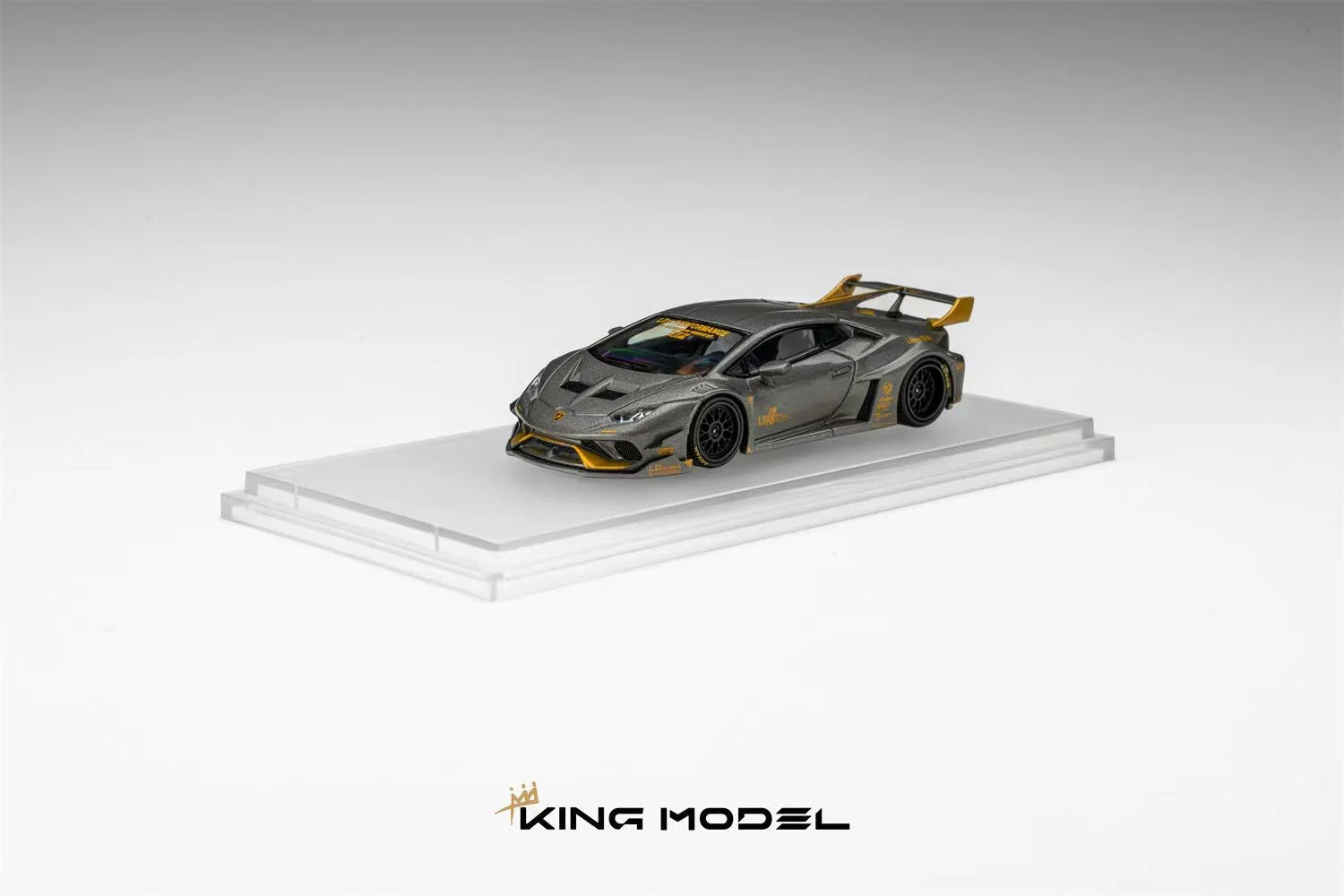 KING MODEL. 1:64 LB Huracan GREY GOLD Liberty Walk