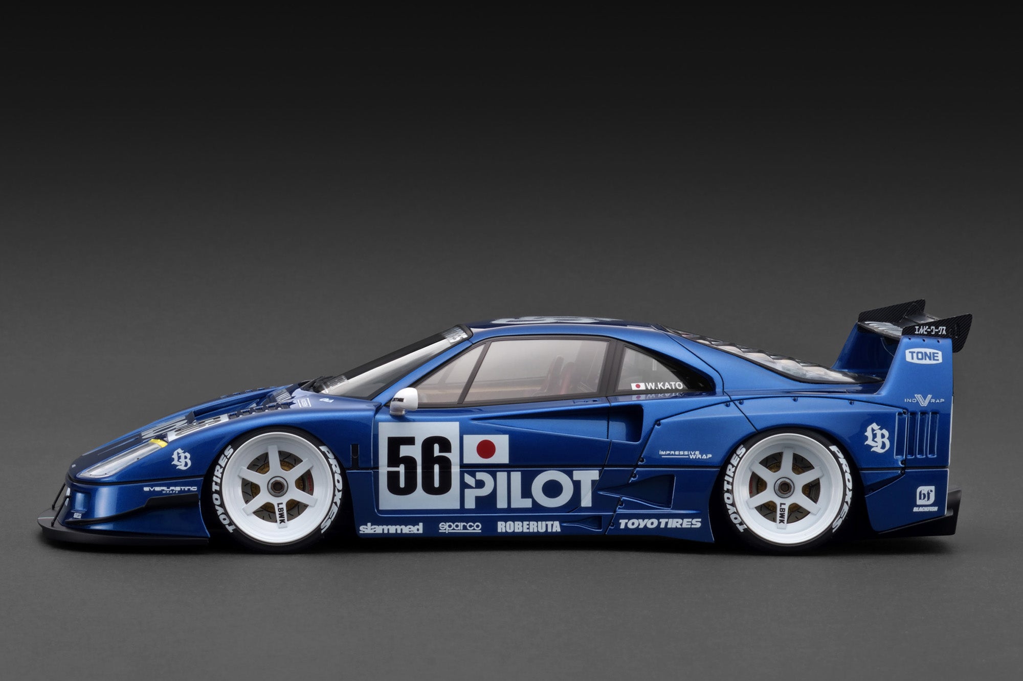 IGNITION MODEL LB-WORKS 40 Blue Metallic IG3753