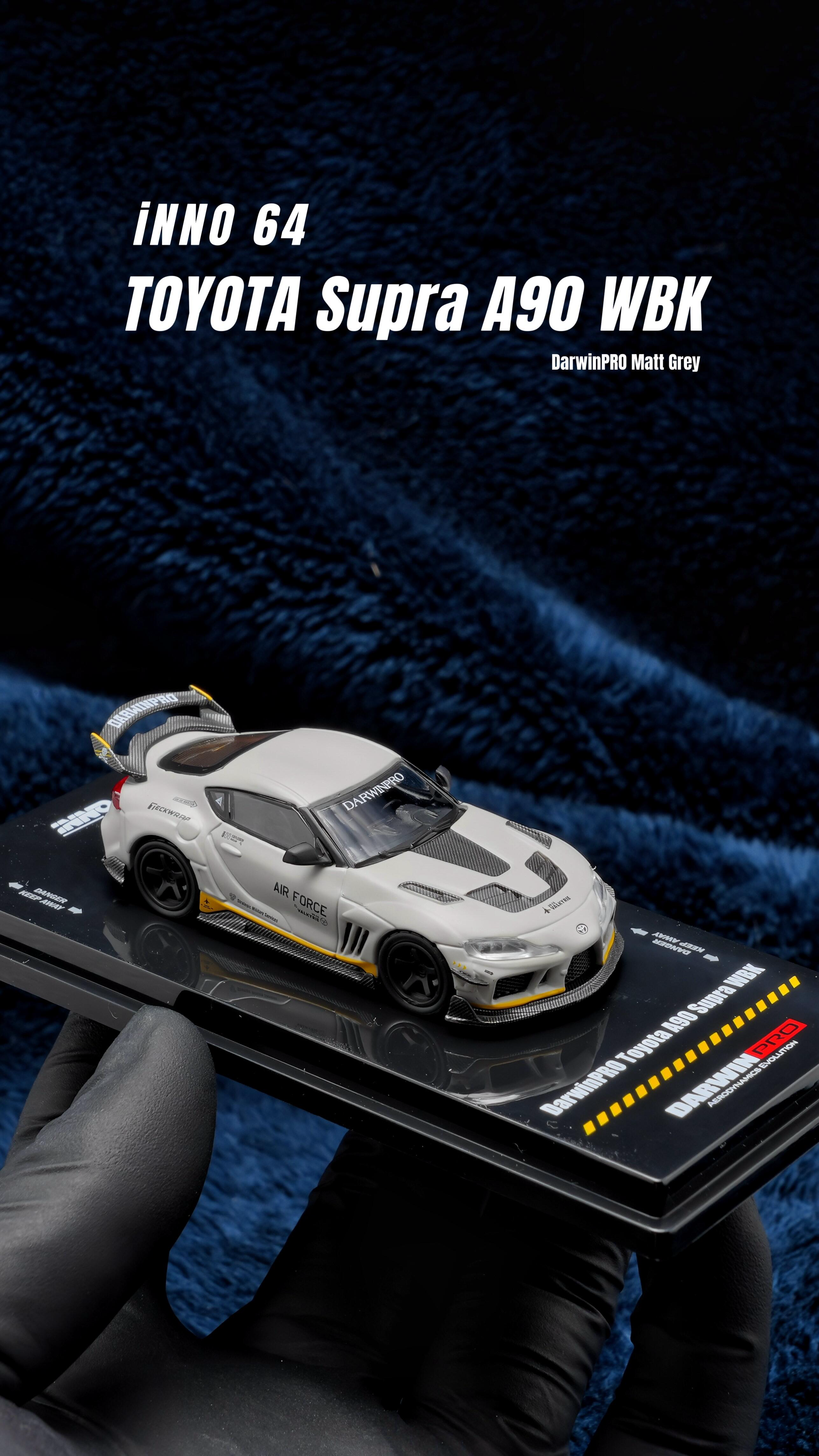 INNO 1:64 Toyota SUPRA A90 Darwin PRO in Matte Grey