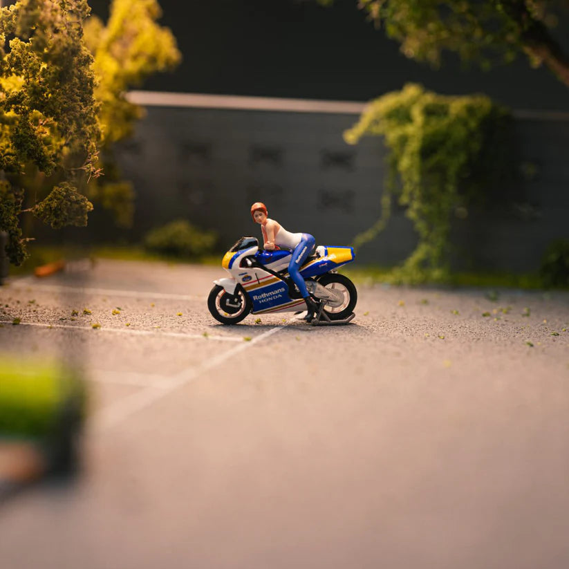 HONDA ROTHMAN’S MOTORCYCLE ACTION FIGURE SET