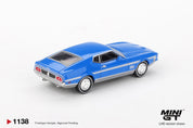 MINIGT - 1/64 Ford Mustang Mach 1 Grabber Blue