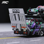 GCD 1:64 HKS Fuso Fighter Mk2 Double Deck Tow Model