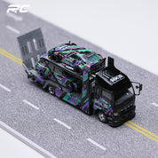 GCD 1:64 HKS Fuso Fighter Mk2 Double Deck Tow Model