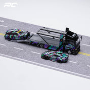 GCD 1:64 HKS Fuso Fighter Mk2 Double Deck Tow Model