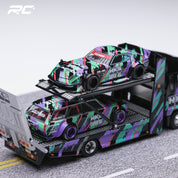 GCD 1:64 HKS Fuso Fighter Mk2 Double Deck Tow Model