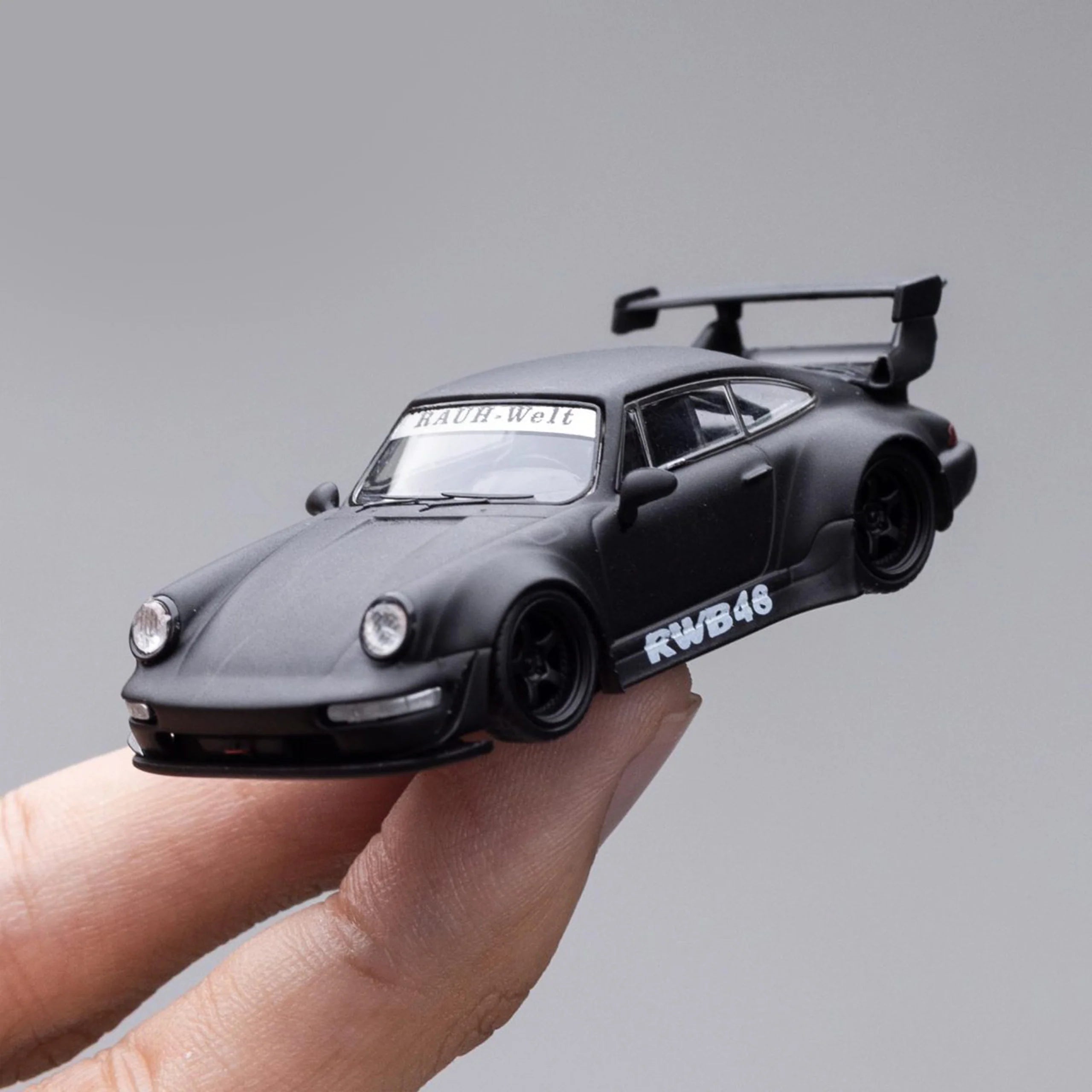 DECODE 1:64 保时捷 911 宽体 RWB964 哑光黑 限量 500 台