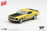 MINIGT 1/64 Ford Mustang Boss 302 1969 Bright Yellow