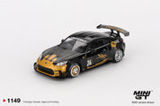 MINIGT - 1/64 Toyota GR86 LB★Nation Black / Gold