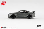 MINIGT - 1/64 Nissan Skyline GT-R Dark Metal Gray (NISMO BNR34 CRS Version)