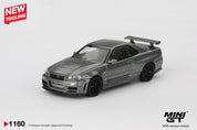 MINIGT - 1/64 Nissan Skyline GT-R Dark Metal Gray (NISMO BNR34 CRS Version)
