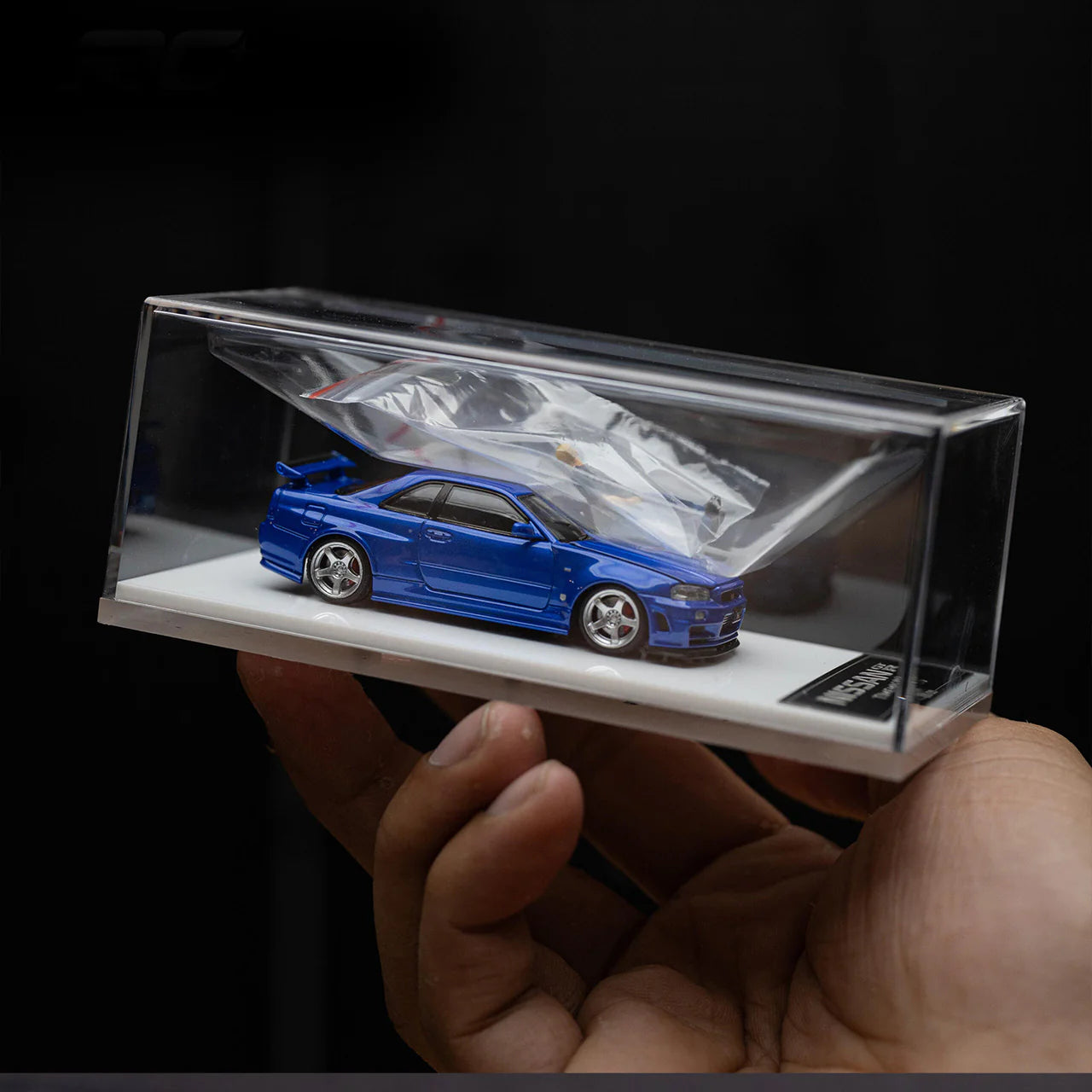 NISSAN GTR34 开盖版 速度与激情蓝色 – 手办