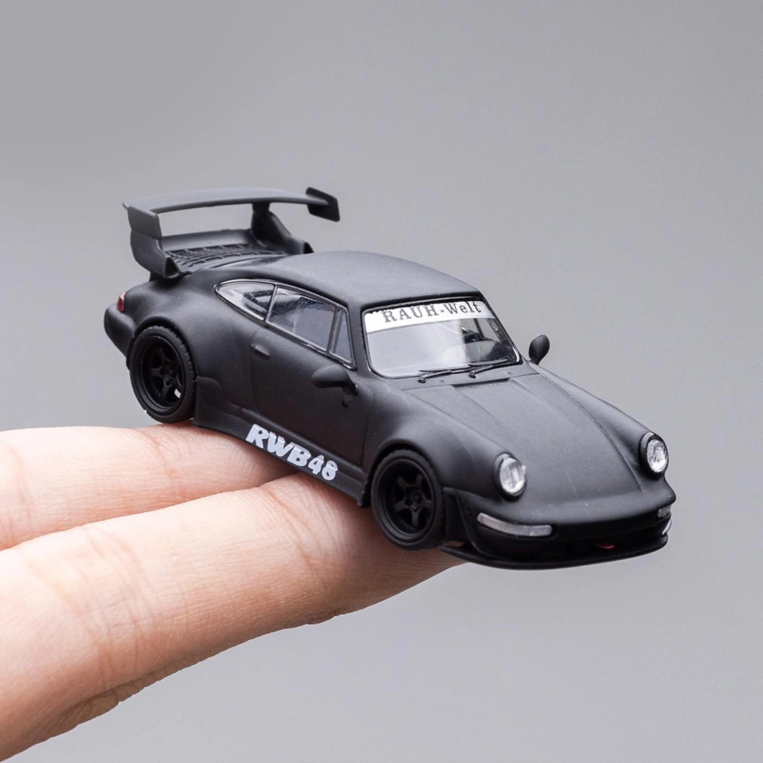 DECODE 1:64 保时捷 911 宽体 RWB964 哑光黑 限量 500 台