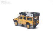 AR BOX 1:64 LAND ROVER DEFENDER 110 "CAMEL TROPHY" SUPPORT UNIT SABAH-MALAYSIA