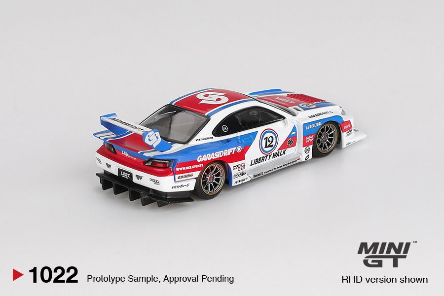 MiniGT 1/64 Nissan LB-Super Silhouette S15 SILVIA GARASIDRIFT x LBWK 2025