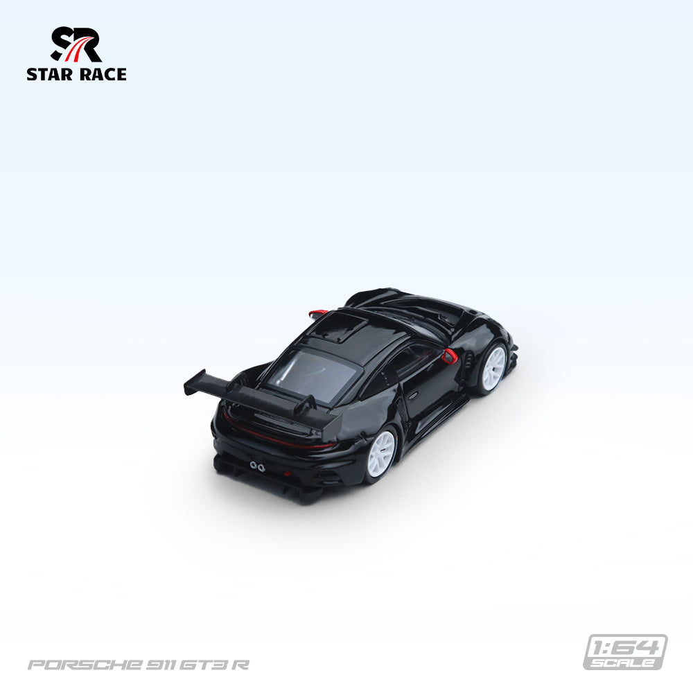 SR 1:64 Porsche 911 GT3 R Black and White Double Streak