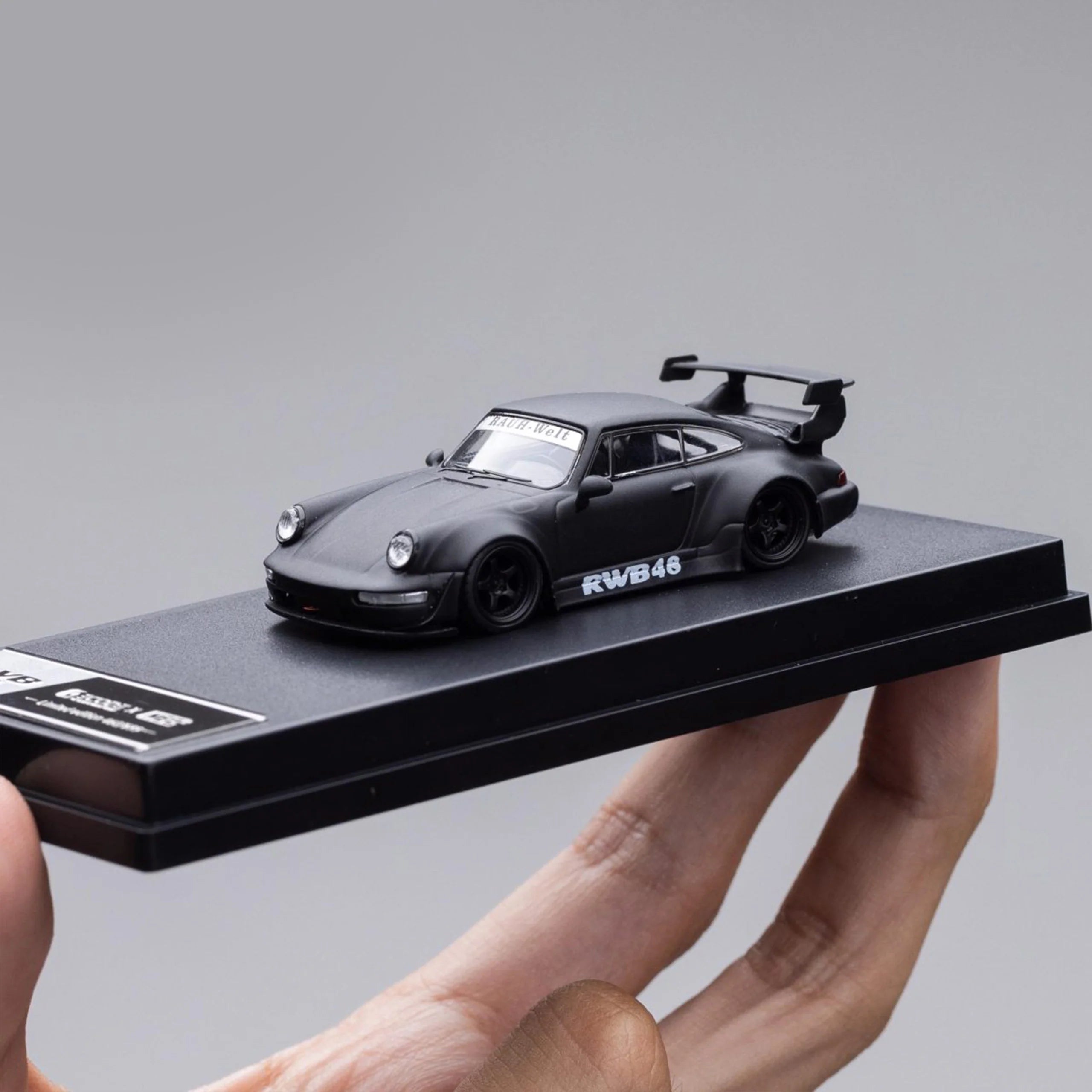 DECODE 1:64 保时捷 911 宽体 RWB964 哑光黑 限量 500 台