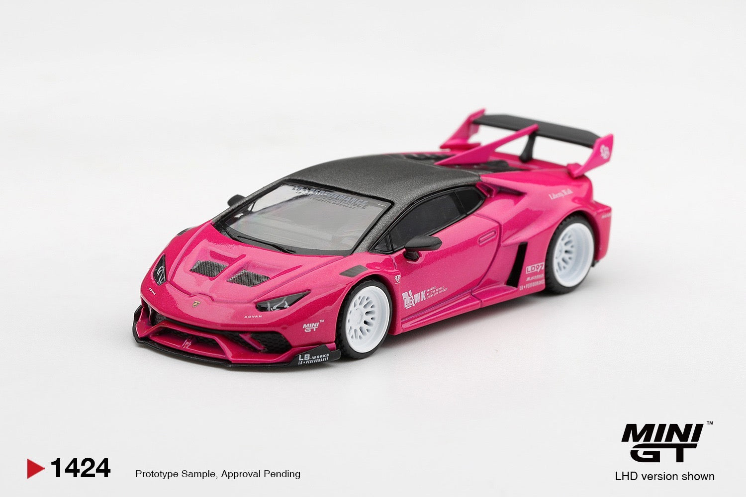 MINIGT 1/64 LB★WORKS Lamborghini Huracán GT Ruby Purple