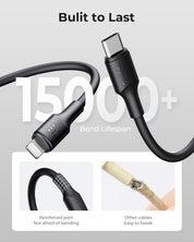 VOLTME EDC USB C to Lightning Cable 30W 3A (1.2m)