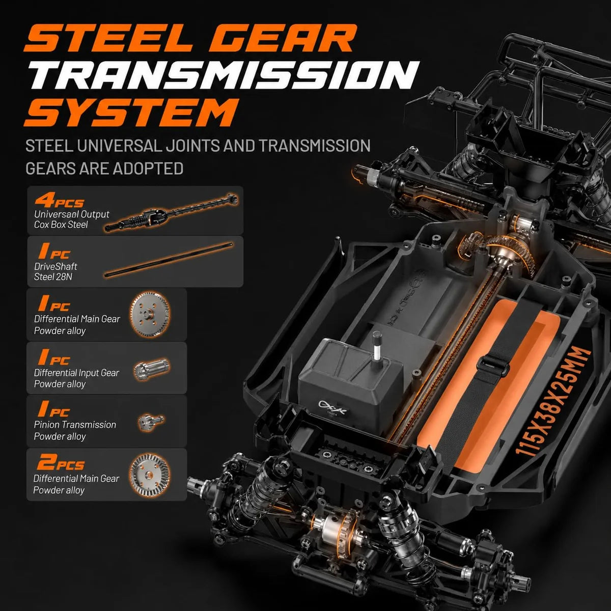 UDIRC SIERRA UD1203 1/12 4WD Brushless RTR RC Trophy Truck