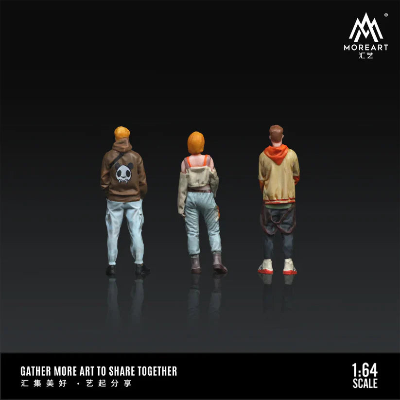 MOREART 1:64 时尚男女人物套装