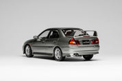 1/18 The Mitsubishi Lancer Evolution IV in Steel Silver - MOTORHELIX