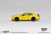 MINI GT 1/64 No.1077 LB-WORKS FORD MUSTANG Triple Yellow