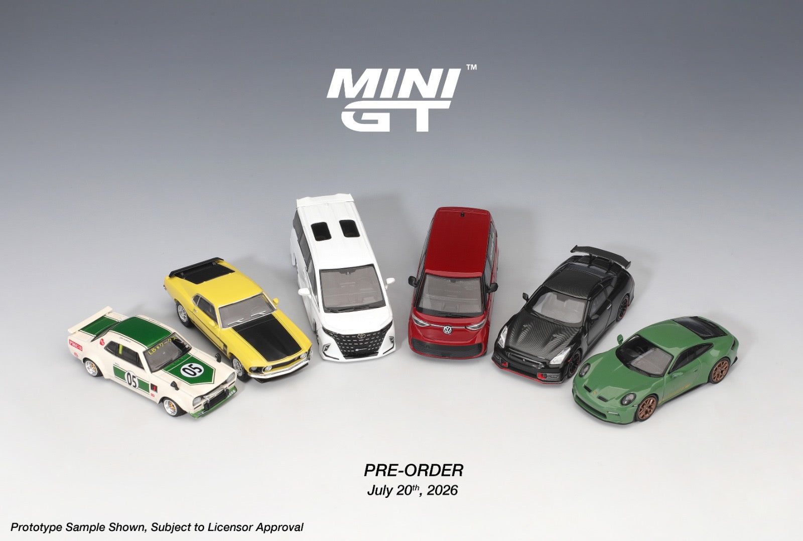 MINIGT 1/64 Volkswagen ID.Buzz Porsche Renndienst