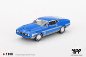 MINIGT - 1/64 Ford Mustang Mach 1 Grabber Blue