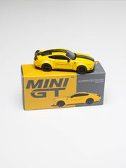MINI GT 1/64 No.1077 LB-WORKS FORD MUSTANG Triple Yellow