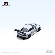 SR 1:64 Porsche 911 GT3 R Black and White Double Streak