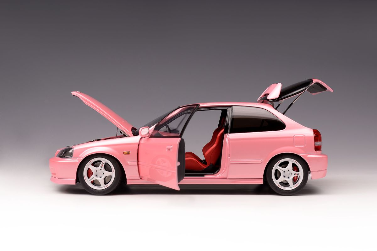 1:18 HONDA CIVIC TYPE R (EK9) – Sweet Pink – MOTORHELIX