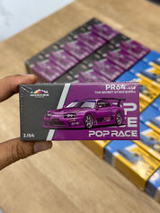 POPRACE 1/64 Top Secret GT300 Supra Purple Chrome Tokyo Auto Salon Hong Kong