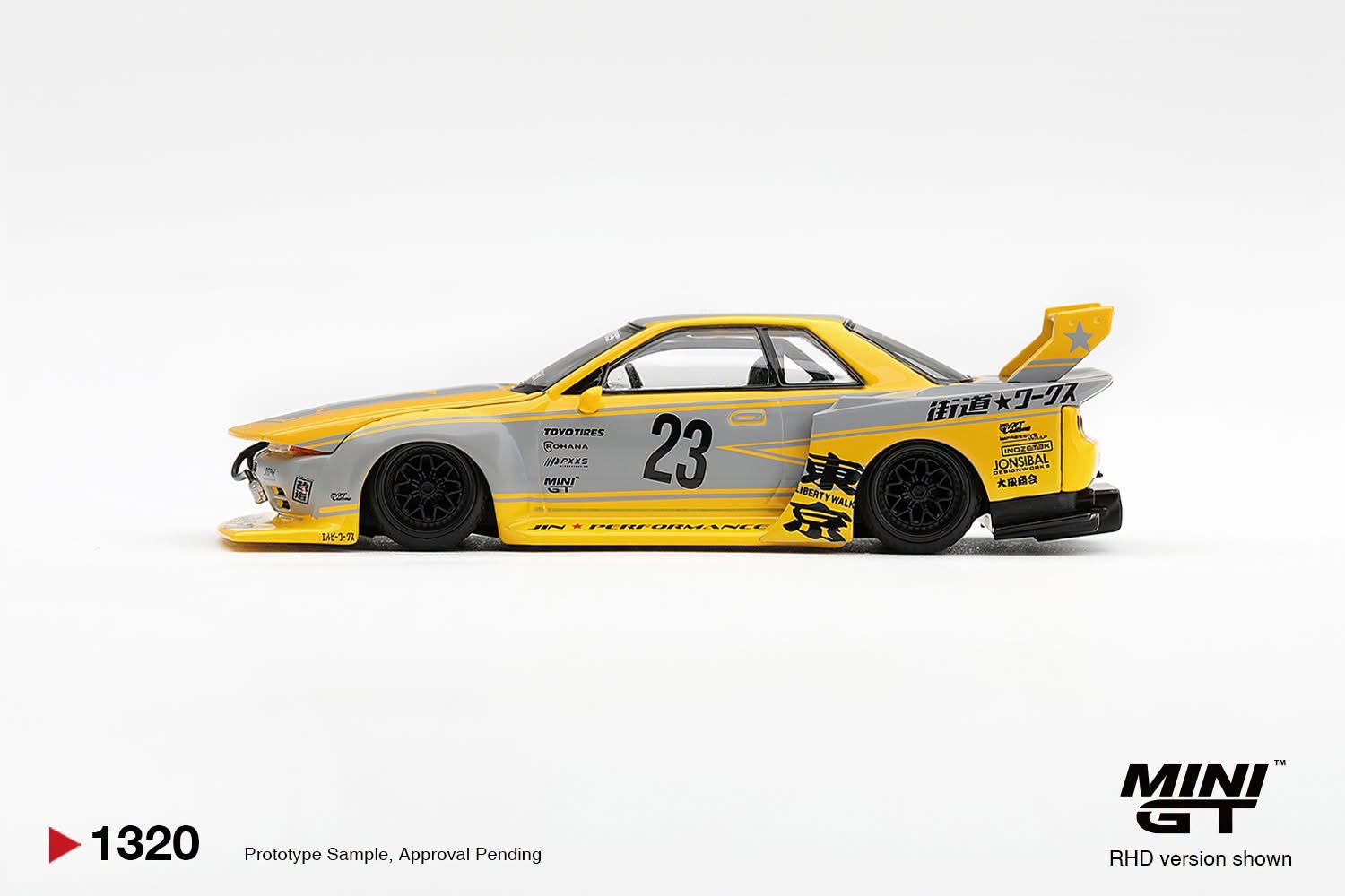 MINIGT 1/64 兰博基尼 LB-Silhouette WORKS MURCIELAGO GT Evo Advan