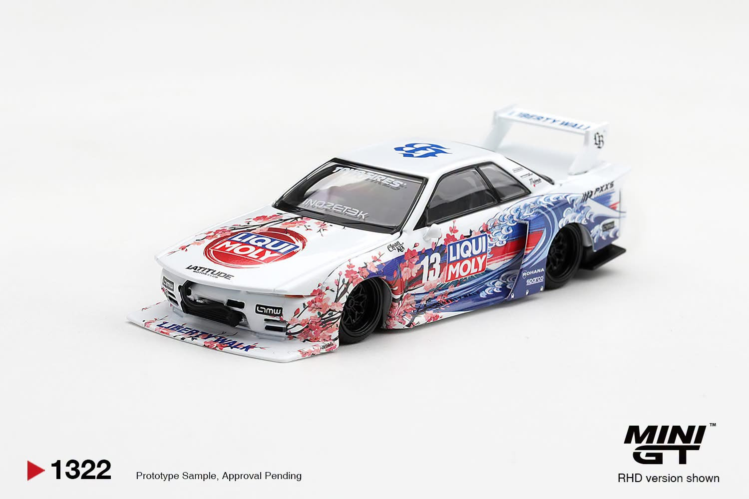 MINIGT 1/64 兰博基尼 LB-Silhouette WORKS MURCIELAGO GT Evo Advan
